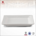 China supplier porcelana sopa pratos / pratos quadrados para atacado
